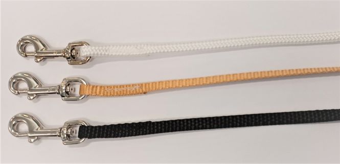 Hovedbilde Utstillingsline med blank krok 5 mm bred