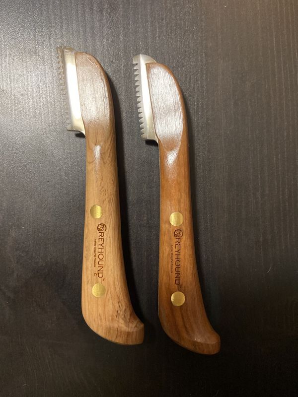 Greyhound underullskniv (carding knife)