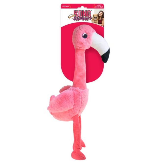 Hovedbilde KONG Leke ShakersHonkers Flamingo Rosa S 31cm